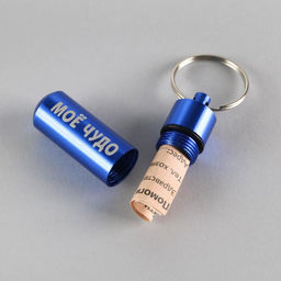 Адресник Моё чудо для вложения записки, капсула 5.2х1.4 см - Пушистое счастье фото 4