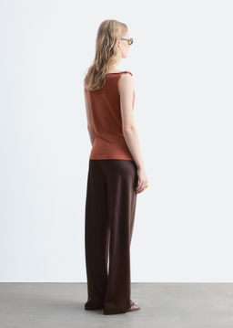 Top de punto con tirantes retorcidos - H&m фото 3