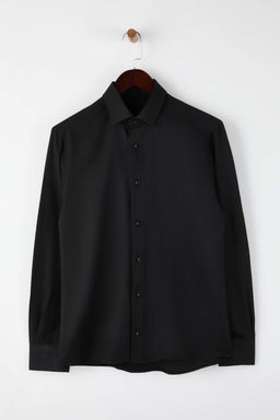 Siyah-Beyaz 2li Tak?m Slim Fit Oxford Kolay Utulenebilir Nefes Alan Erkek Gomlek TMNSS26GO00001 - Trendyolmilla фото 2