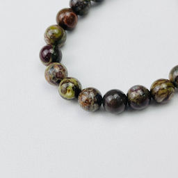 Браслет из уральской Яшмы и Пренита 16,5 см - Радуга самоцветов фото 4