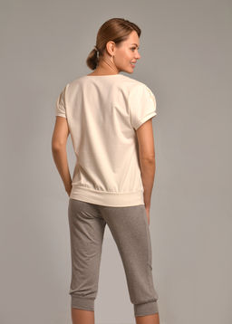 Комплект с бриджами ВИКТОРИЯ (молоко №18) - Ивановская трикотажная компания фото 2