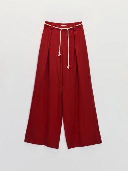 Широкие брюки из вискозы с поясом ZR2605022108-21 / Zarina