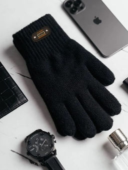 PM0018 Перчатки (мех внутри) ЧЕРНЫЙ