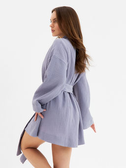 Халат домашний женский KAFTAN Basic размер 40-42, серый