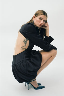 PUFFBALL MINI DRESS - Zara фото 8