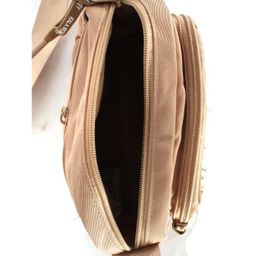 Сумка женская текстиль BoBo-9608, 1отд, плечевой ремень, бежевый 246609  фото 3