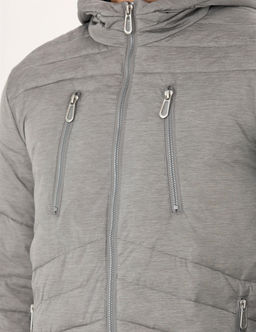 Gri Kap__onlu Dolgulu Spor Mont - Pierre cardin фото 7