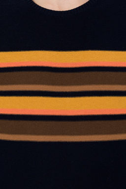 U. S. Polo Assn Мужской темно-синий трикотажный свитер с круглым вырезом - U.s. polo assn фото 6