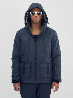 Горнолыжный костюм мужской зимний темно-серого цвета 394TC - Leifensh фото 12