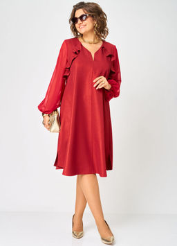 Платье EVA GRANT 7322 А красный