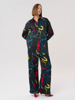 Рубашка женская 12421-33045 multicolor - Eleganzza фото 8