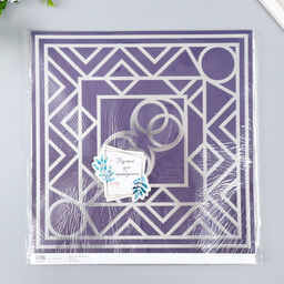 Цена за 5 шт. Бумага для скрапбукинга двусторонняя Эклектика серебро и мехенди, плотн 180 г 30.5?32 см