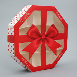 Цена за 5 шт. Коробка кондитерская складная, упаковка «Бантик», 27 х 27 х 5 см