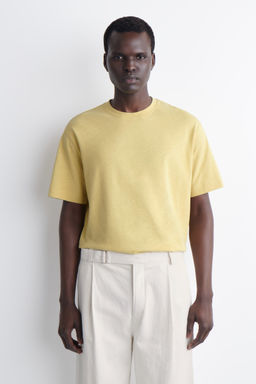 CAMISETA EN MEZCLA DE ALGOD?N Y LINO RELAXED FIT - H&m фото 2