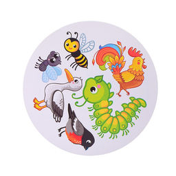 Настольная игра "Дубль детский 2 в 1 "Удивительные животные + Птицы и насекомые"