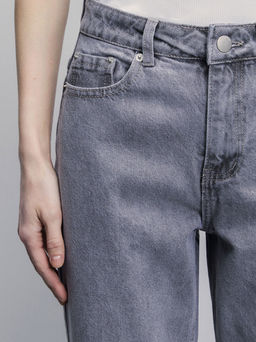 Джинсы straight cropped / Zarina  фото 5