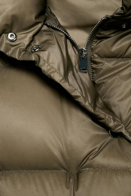 SHORT WATER-REPELLENT WINDPROOF PUFFER JACKET - Zara фото 8