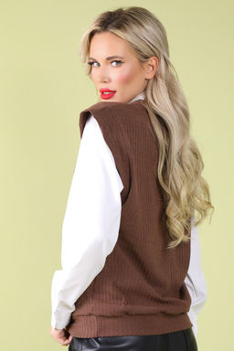 Жилет Элли (мокко)