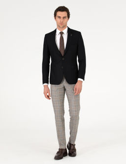 Siyah Slim Fit Ceket - Cacharel фото 4