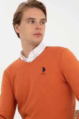 U. S. Polo Assn / Мужской базовый свитер с плиткой - U.s. polo assn фото 14