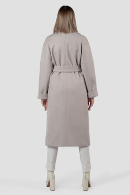 01-11936 Пальто женское демисезонное (пояс) - El podio фото 5