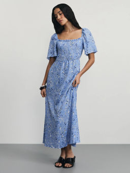 Платье миди с цветочным принтом / Zarina  фото 2