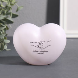 Фигурка светящаяся RISALUX Сердце. Руки, LED-ночник, 3хLR44, 8?11?7 см