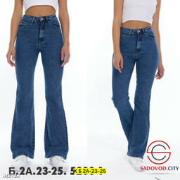 Джинсы с высокой посадкой