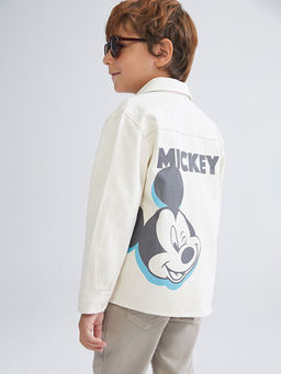 Mickey Mouse Bask?l? Erkek ?ocuk G?mlek