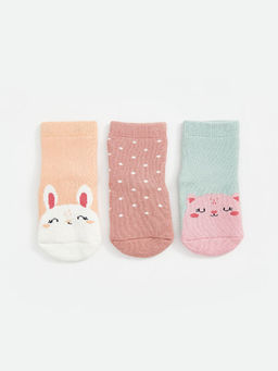 Nak??l? K?z Bebek Soket ?orap 3l?