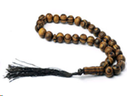 Четки мусульманские 33 бусины 12мм / MА60 /уп 10/300/коричневый - Галеонтрейд фото 2