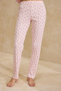 Yesil %100 Pamuklu Cicekli Kurdele/Fiyonklu Fitilli/Pointel Orme Pijama Tak?m? THMSS26PT00010 - Trendyolmilla фото 24