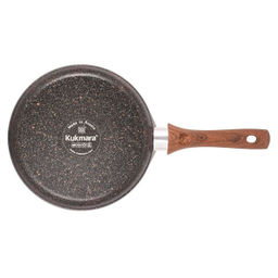 Сковорода блинная алюмин. 220мм с ручкой(АП) "Granit ultra Induction"original (сбгои222а) (Кукмара)