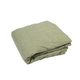 Брезент огнеупорный, 4×3 м, плотность 400 г/м², люверсы шаг 1 м, хаки