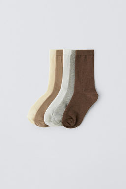 PACK OF FIVE PAIRS OF PLAIN SOCKS - Zara фото 3