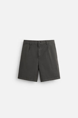PLEATED REGULAR FIT BERMUDA SHORTS - Zara фото 16