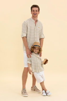 U. S. Polo Assn / Мужская зеленая рубашка с длинным рукавом - U.s. polo assn фото 16