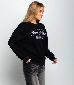 Свитшот #КТ1786, чёрный - Dommod фото 2