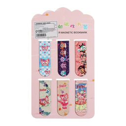 Набор закладок для книг магнитных 6 штук, Зверушки, МИКС - Calligrata фото 5