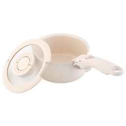 Набор посуды для приготовления со съемной ручкой smart ceramic, 7 предметов, цвета топленого молокатермо