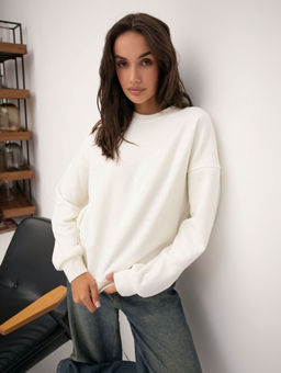 Свитшот женский Скай Бежевый - Modamica фото 2