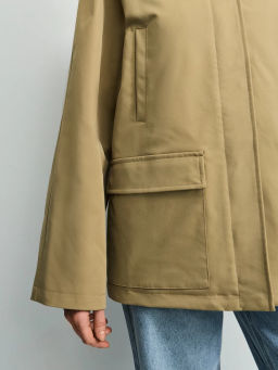 Куртка оверсайз с акцентным воротником ZR2604102209-63 / Zarina  фото 8