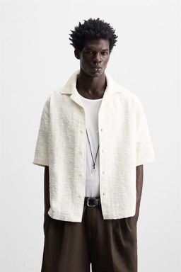 TEXTURED JACQUARD SHIRT - Zara фото 20