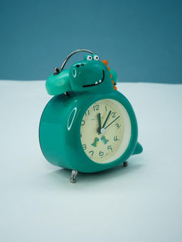 Часы-будильник Dino, dark green