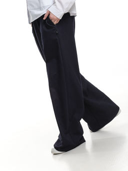 Брюки со стрелками для девочки подросткам 22-2012 синий джинс - Mini maxi фото 3