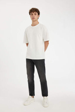 Узкие джинсовые брюки узкого кроя в стиле 90-х с высокой талией - Defacto фото 4