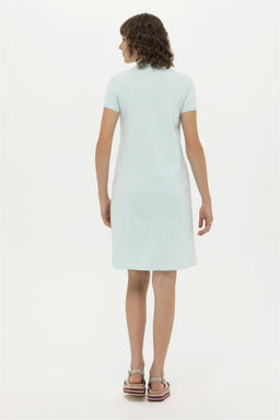 U. S. Polo Assn Женское трикотажное платье зеленого цвета - U.s. polo assn фото 10