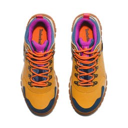 Кроссовки Timberland Lincoln Peak Mid Fabric/Leather WP желтые  фото 5