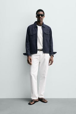 SOBRECAMISA DENIM CREMALLERA / ?ndigo