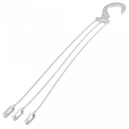 Подвес пластмассовый для цветочного горшка 45см, белый (Россия)